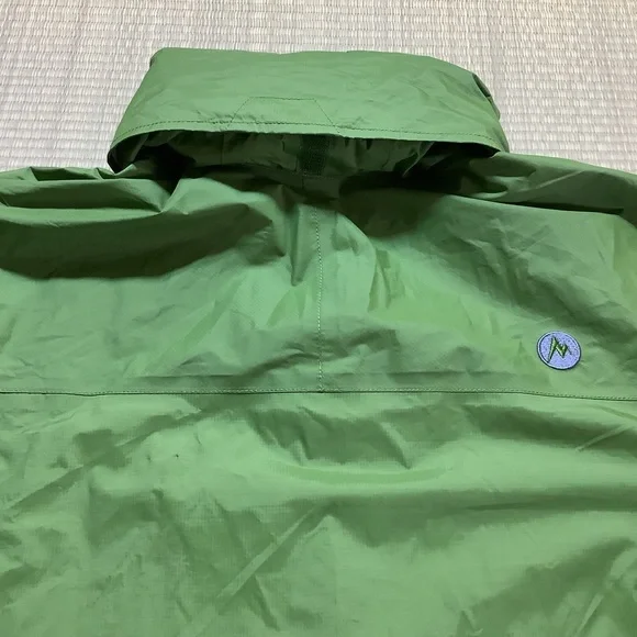Marmot Men’s Precip Green Jacket Hooded Windbreaker Size XL Style #H41200 - Picture 14 of 14